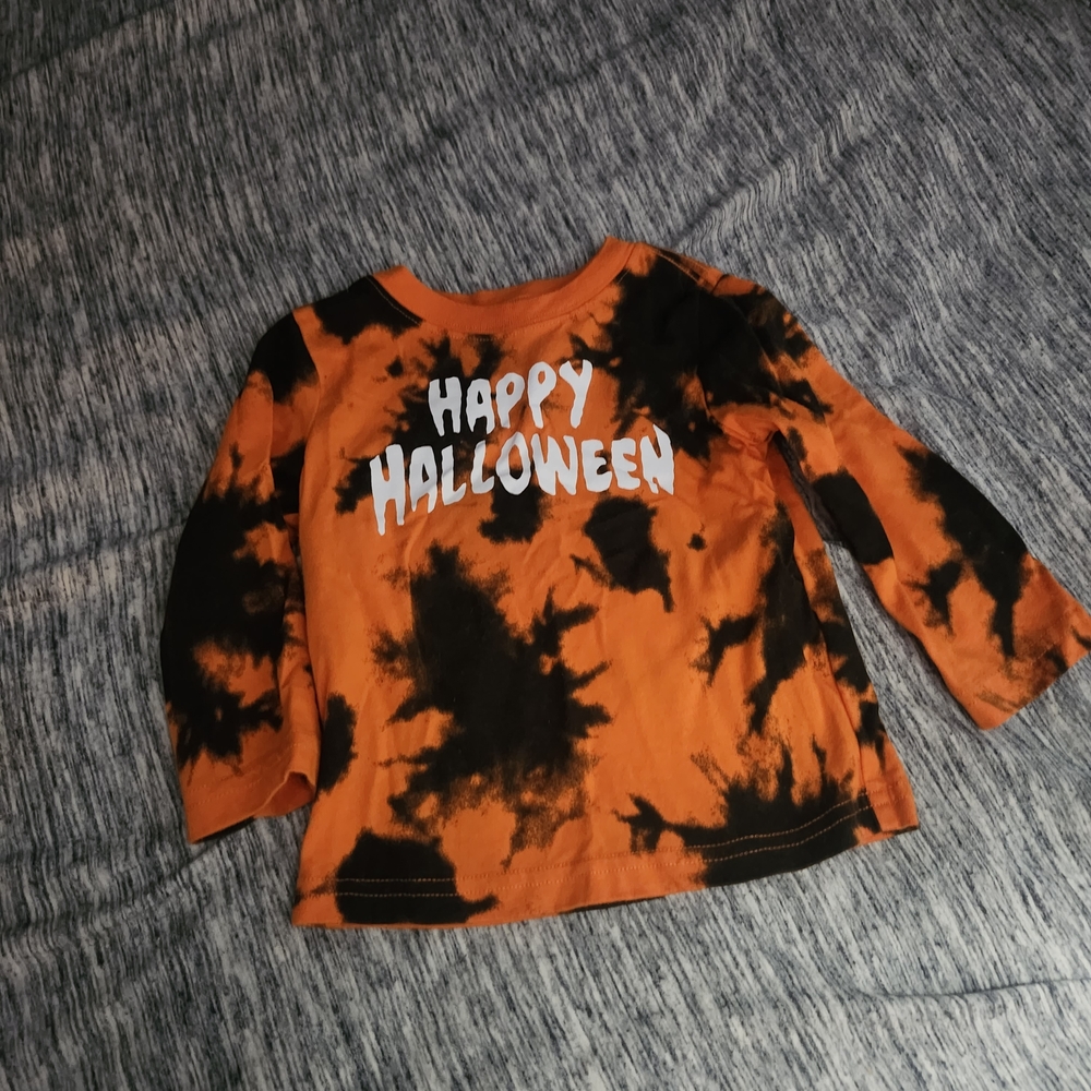 Garanimals Halloween Tie-Dye Shirt - Orange & Black